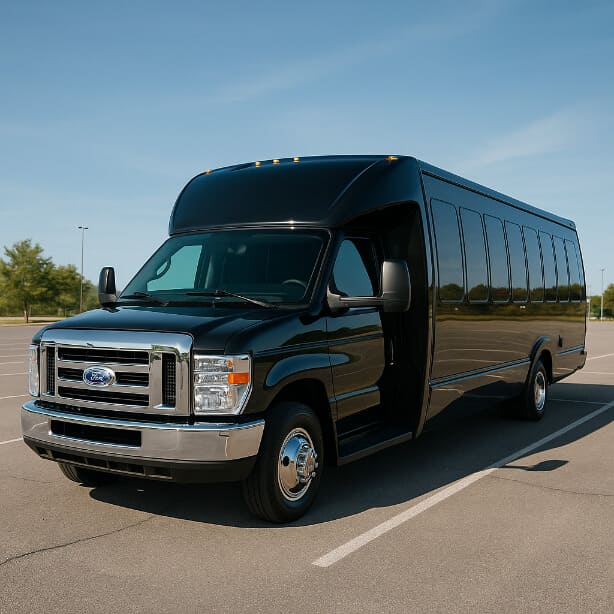 Lawton Shuttle Bus Rentals 18 Passenger Shuttle Bus