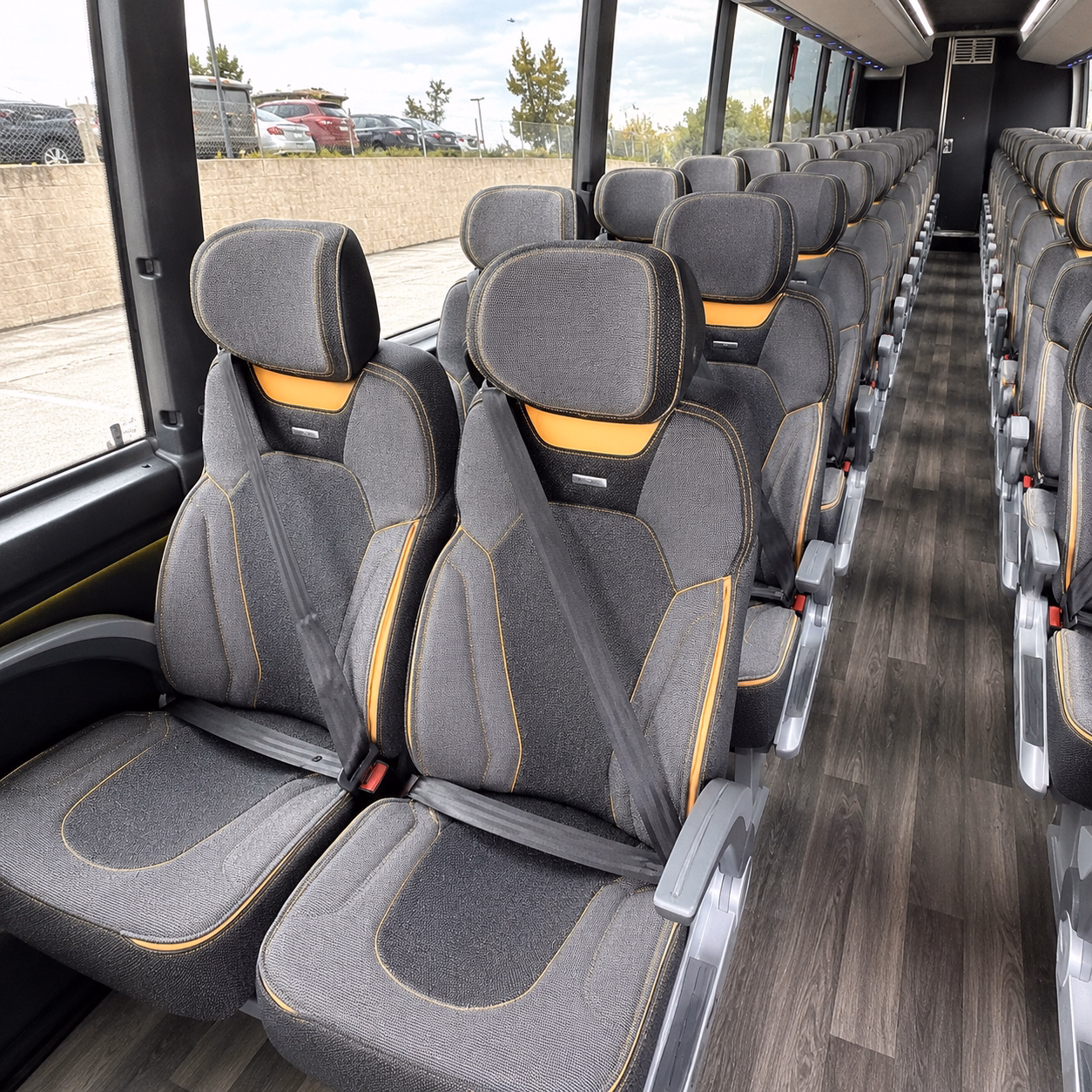 lawton charter bus services interior