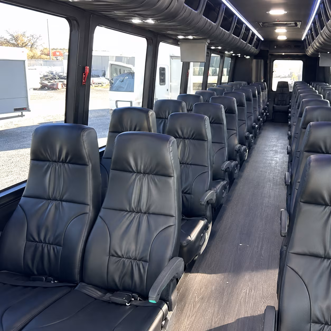 lawton military base transfer and troop movement buses
